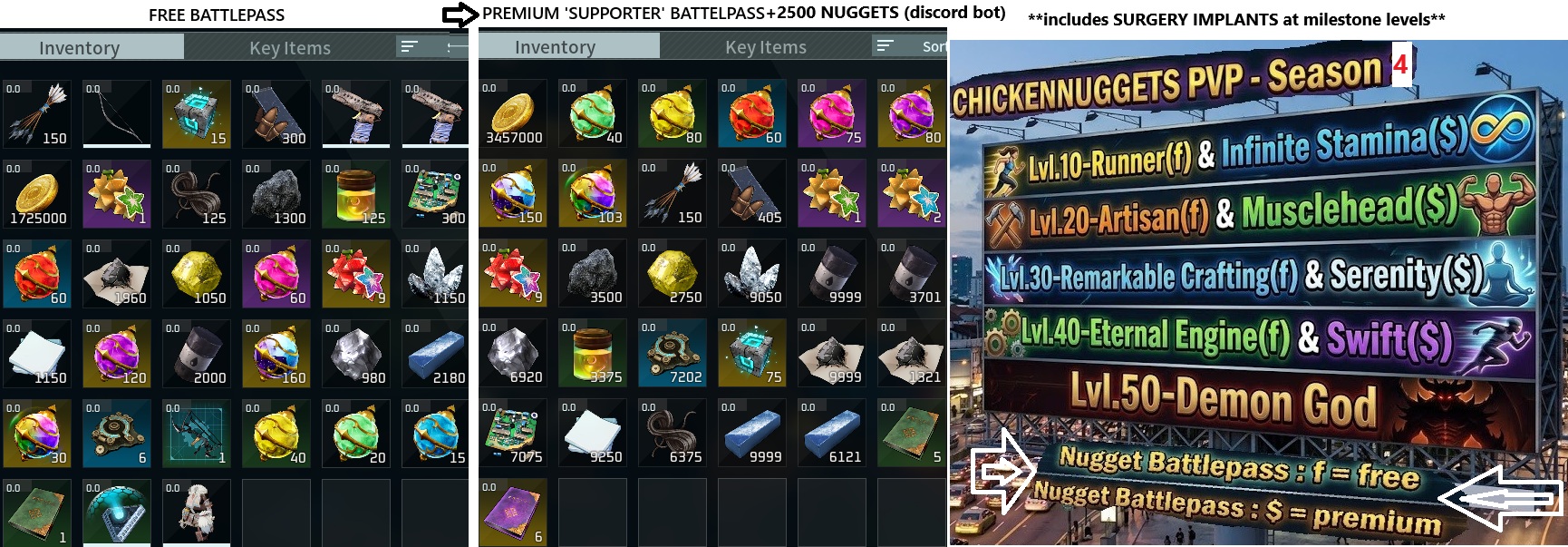 Chickennuggets PvP Rules